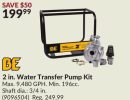 2 in. Water Transfer Pump Kit