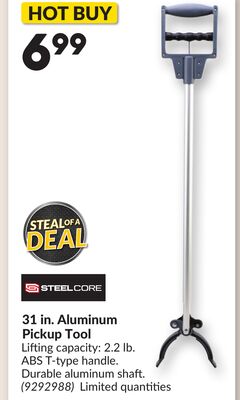 31 in. Aluminum Pickup Tool