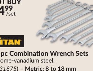 11 pc Combination Wrench Sets