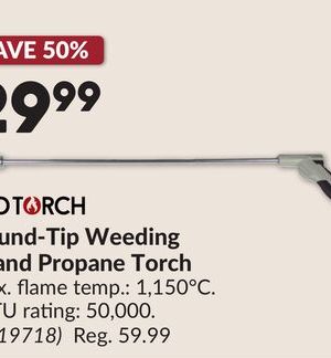 Round-Tip Weeding Wand Propane Torch