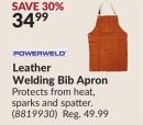 Leather Welding Bib Apron