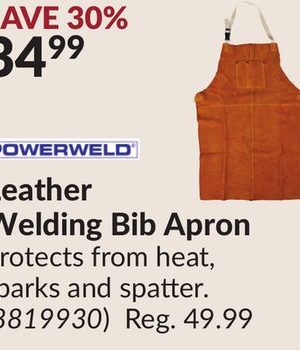 Leather Welding Bib Apron