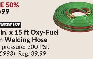 1/4 in. x 15 ftOxy-Fuel Twin Welding Hose