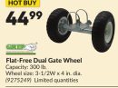 Flat-Free Dual Gate Wheel