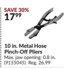 10 in. Metal Hose Pinch-OffPliers