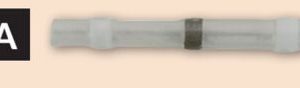 10 pk Transparent Heat-Shrink Butt Connectors - 26-24 Gauge