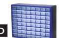 64 Drawer Parts Cabinets