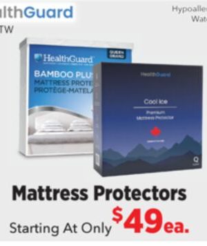 HealthGuard Mattres Protectors Starting at only