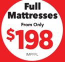 Full Mattresses Starting at Only