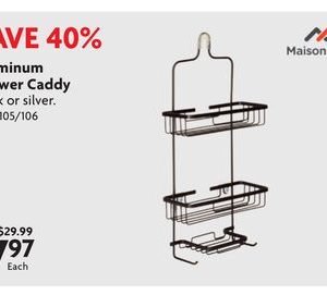 Aluminum Shower Caddy