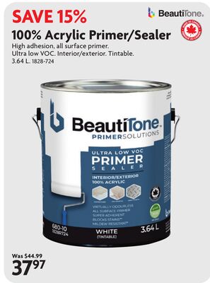 100% Acrylic Primer/Sealer