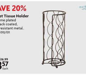 Toilet Tissue Holder