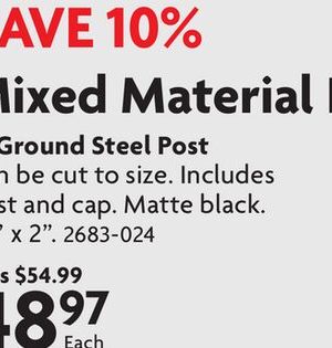 Mixed Material Fencing