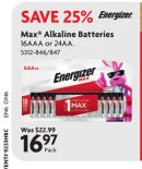 Max Alkaline Batteries