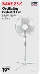 Oscillating Pedestal Fan
