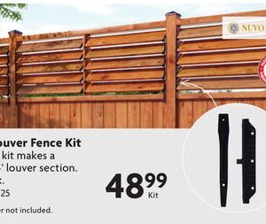 4' Louver Fence Kit