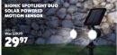 BIONIC SPOTLIGHT DUO SOLAR POWERED MOTION SENSOR