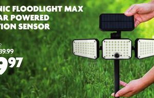 SOLAR POWERED MOTION SENSOR