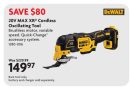 20V MAX XR® Cordless Oscillating Tool
