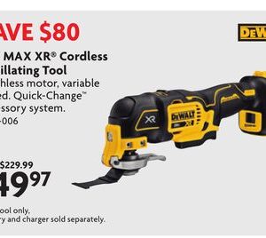 20V MAX XR® Cordless Oscillating Tool