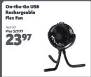 OMNIMAX On-the-Go USB Rechargeable Flex Fan