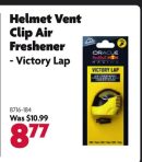 Helmet Vent Clip Air Freshener