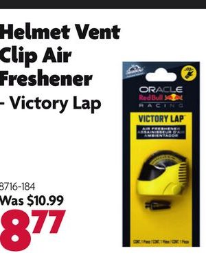 Helmet Vent Clip Air Freshener