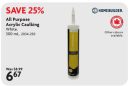 All Purpose Acrylic Caulking