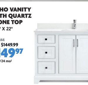 SOHO VANITY WITH QUARTZ STONE TOP