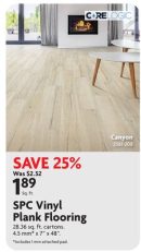 SPC Vinyl Plank Flooring Canyon