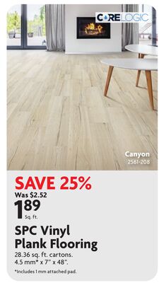 SPC Vinyl Plank Flooring Canyon