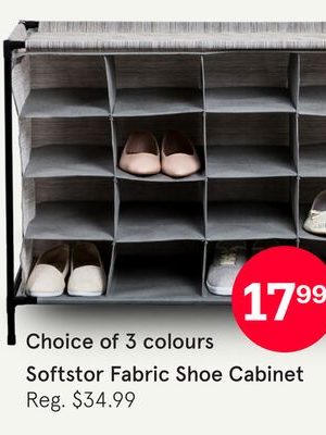 Softstor Fabric Shoe Cabinet