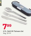 4 Pc. Built NY Flatware Set