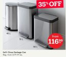 Soft-Close Garbage Can