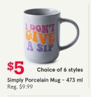 Simply Porcelain Mug