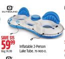 Outbound Inflatable 2-Person Lake Tube.