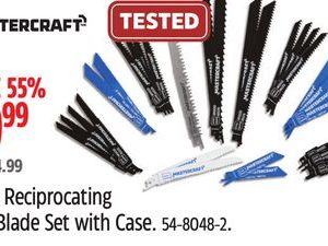 Mastercraft 32-Pc Reciprocating Saw Blade Set with Case