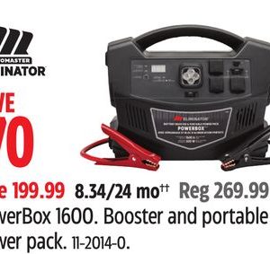 MotoMaster Eliminator PowerBox 1600. Booster and portable power pack
