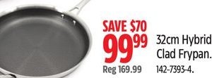 Paderno 32cm Hybrid Clad Frypan