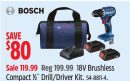 Bosch Brushless Compact 1⁄2˝ Drill/Driver Kit