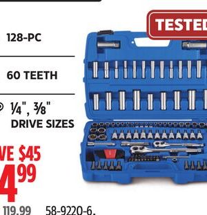 Mastercraft DRIVE SIZES