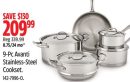Lagostina 9-Pc Avanti Stainless-Steel Cookset