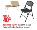 For Living Selected Folding Furniture
