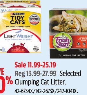 Fresh Start Selected Clumping Cat Litter