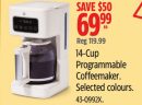 Vida by PADERNO 14-Cup Programmable Coffeemaker