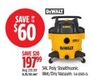 34L Poly Stealthsonic Wet/Dry Vacuum