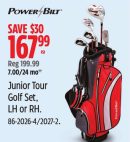 PowerBilt Junior Tour Golf Set, LH or RH