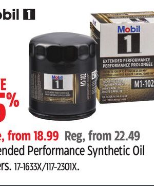 Mobil Extended Performance Synthetic Oil Filters