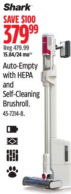 Shark Auto-Empty with HEPA and Self-Cleaning Brushroll