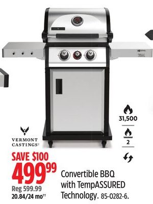 Vermont Convertible BBQ with TempASSURED Technology